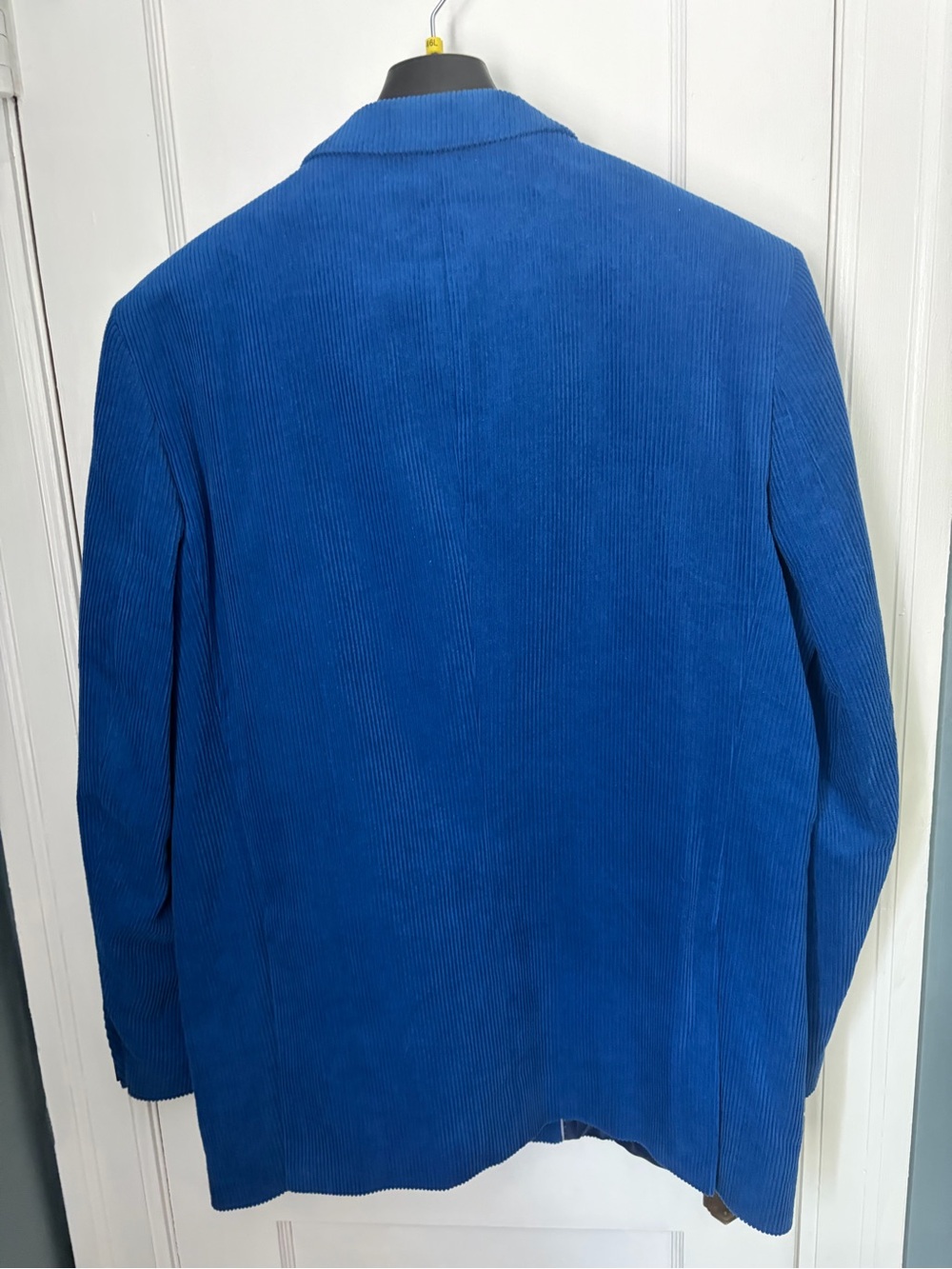 Men's Royal Blue Corduroy Sport Coat - Picture 2 of 5